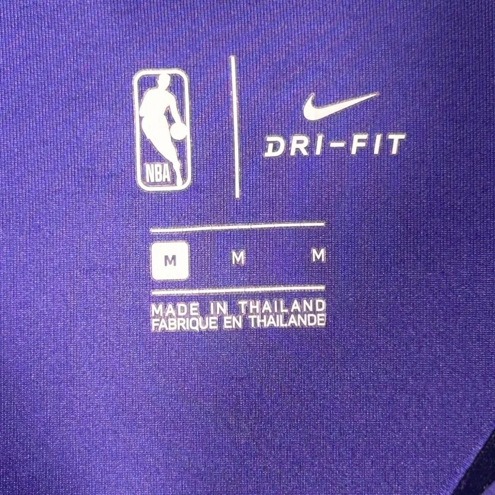 Nike NBA Phoenix Suns Showtime Full-Zip Hoodie Mens Medium Purple Dri-FIT Jacket